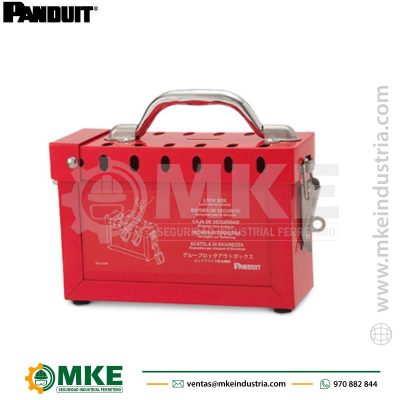 Caja De Bloqueo Grupal Psl-Glbn Panduit – Rojo
