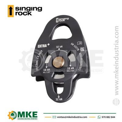 Polea simple Extra Plus Black – Singing Rock
