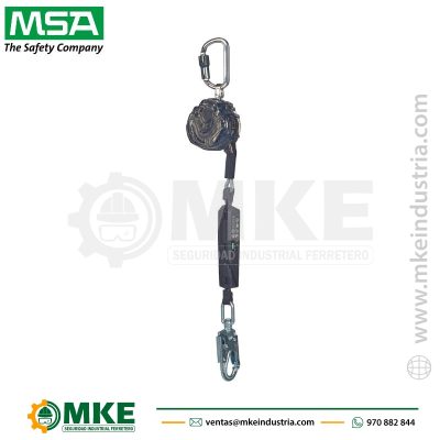 Línea De Vida Autoretráctil 10 Pies 3 Metros Cable MSA VTOHG-031-DE-A
