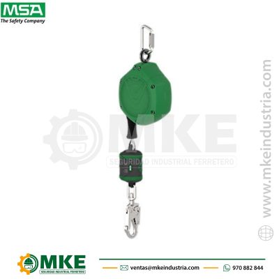 BLOQUE RETRÁCTIL MSA SRL V-SHOCK EDGE DE 6 MTS, CABLE -VSLEG-061-NE-A