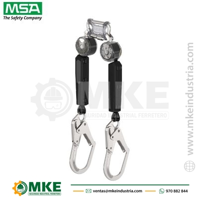 Retráctil V-TEC WEB PFL 6ft, 1.8 M ,G/Acero MSA (VTOHW-012-RF-A)