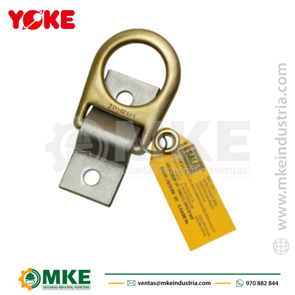Anclaje Giratorio Soporte Soldable Tipo "D" Perno 5/8. N-2817