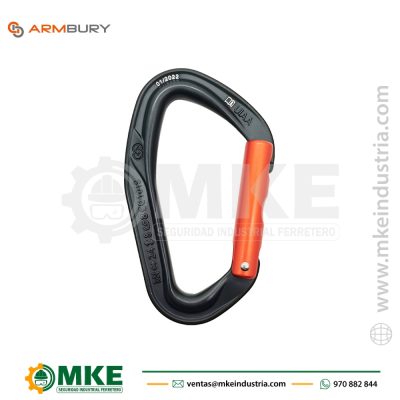 Mosquetón Ergonómico Aluminio ACE STRAIGHT – 4131141 ARMBURY