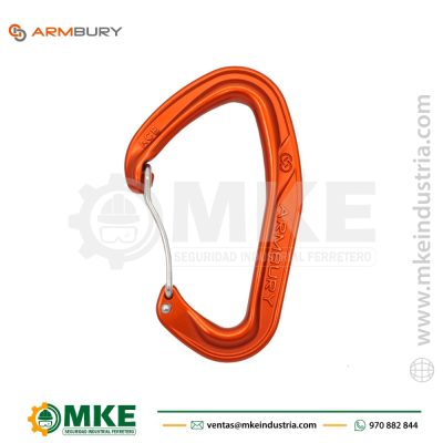 Mosquetón Ergonómico Aluminio ACE WIRE– 4131160 ARMBURY