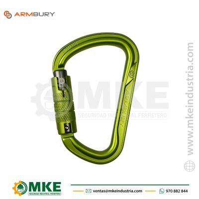 Mosquetón Ergonómico D Aluminio DOMAIN TG – 4131324 ARMBURY