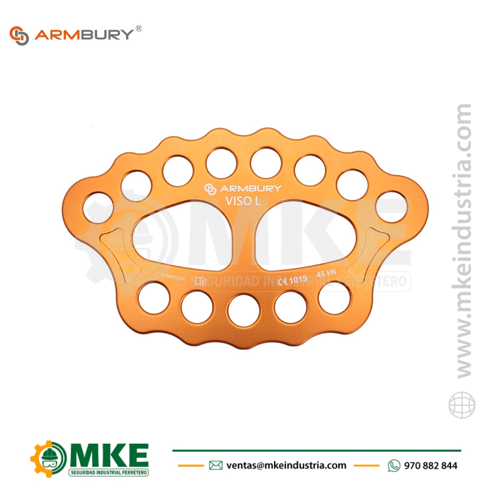 Placa Multianclaje X8 de Aluminio RIGGING PLATE VISO – ARMBURY