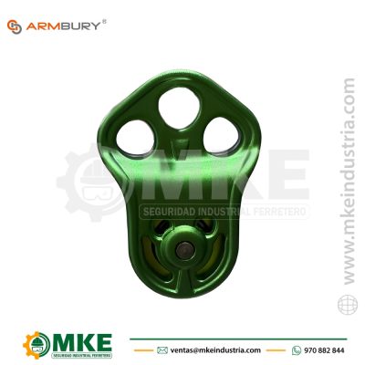 Polea Simple de 3 Puntos de Anclaje Aluminio HOLE PULLEY – ARMBURY