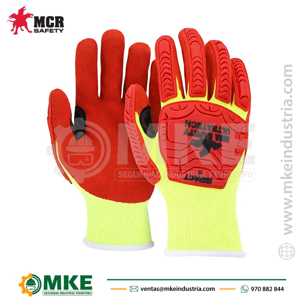 Guantes Resistentes Al Impacto Mcr Safety Ultratech 1953