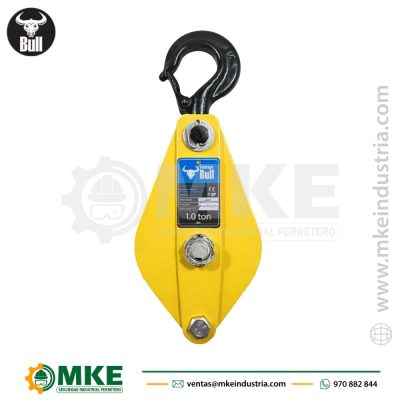 Polea 1 Tonelada HPB-10 para Cable y Cuerda American Bull