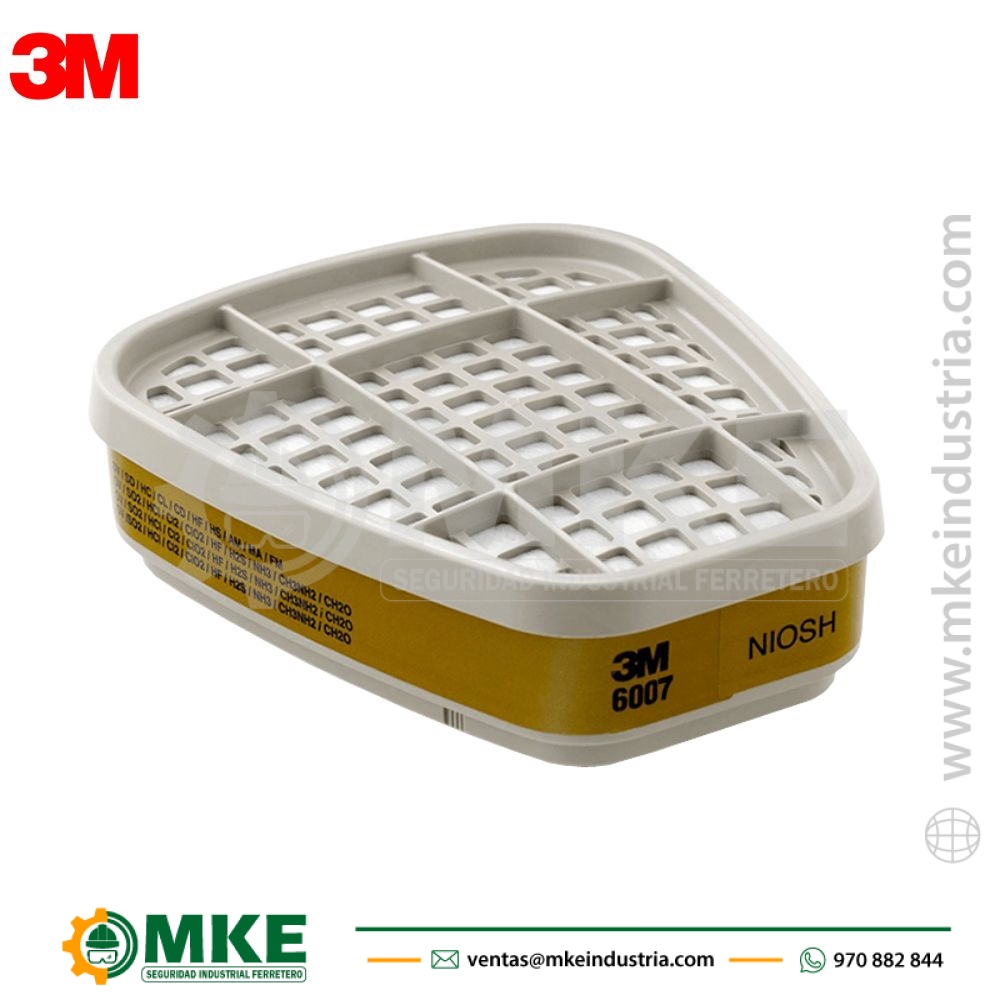 Cartucho 3M 6007 contra vapor de mercurio