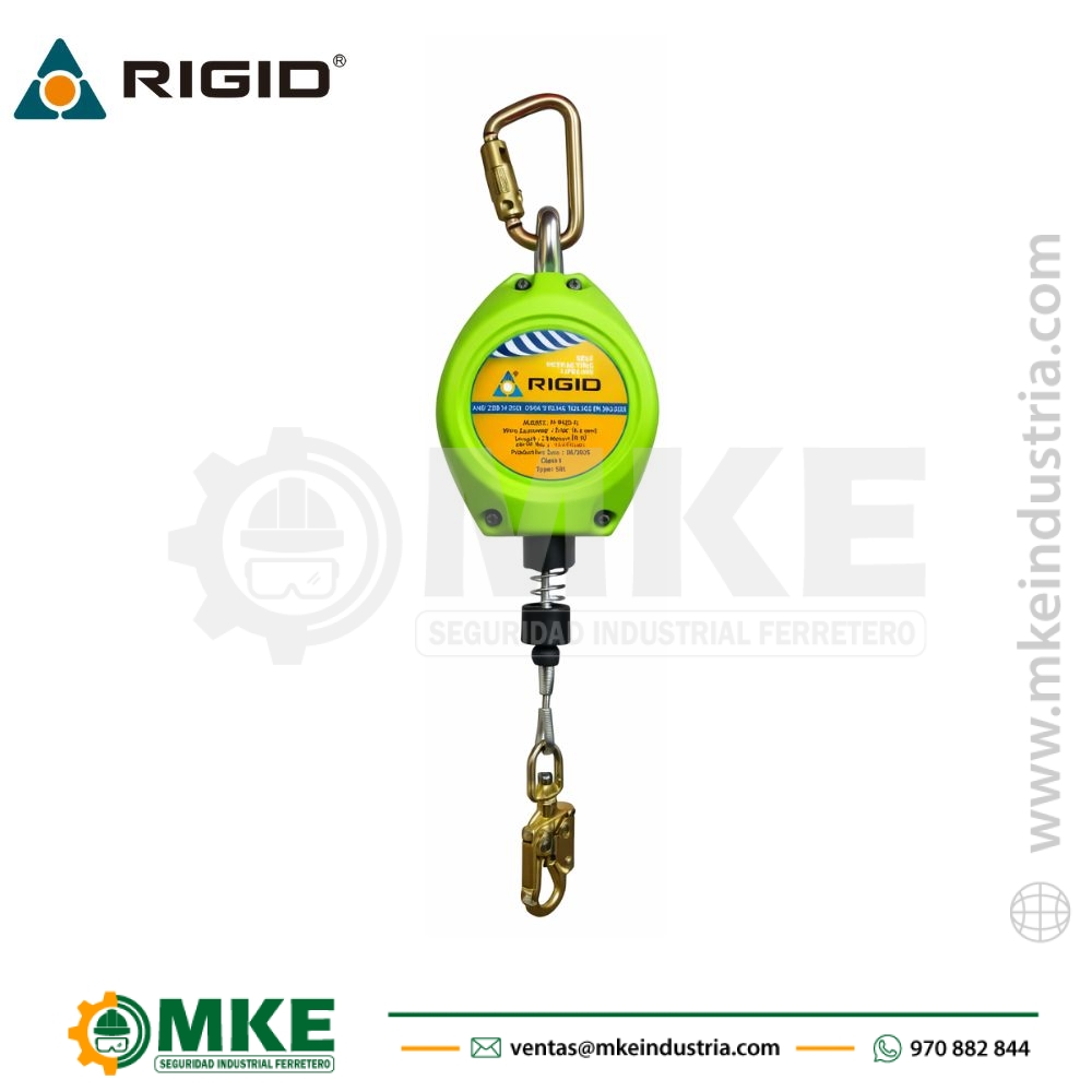 Bloque Retráctil Cable de Acero 10ft 3mtrs- Rigid N-9420-11