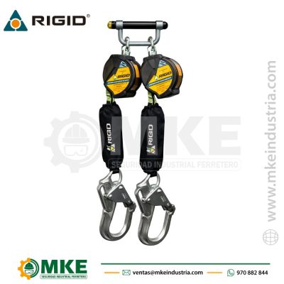 Linea Retractil Doble Cable de Acero N-9327-06 Rigid