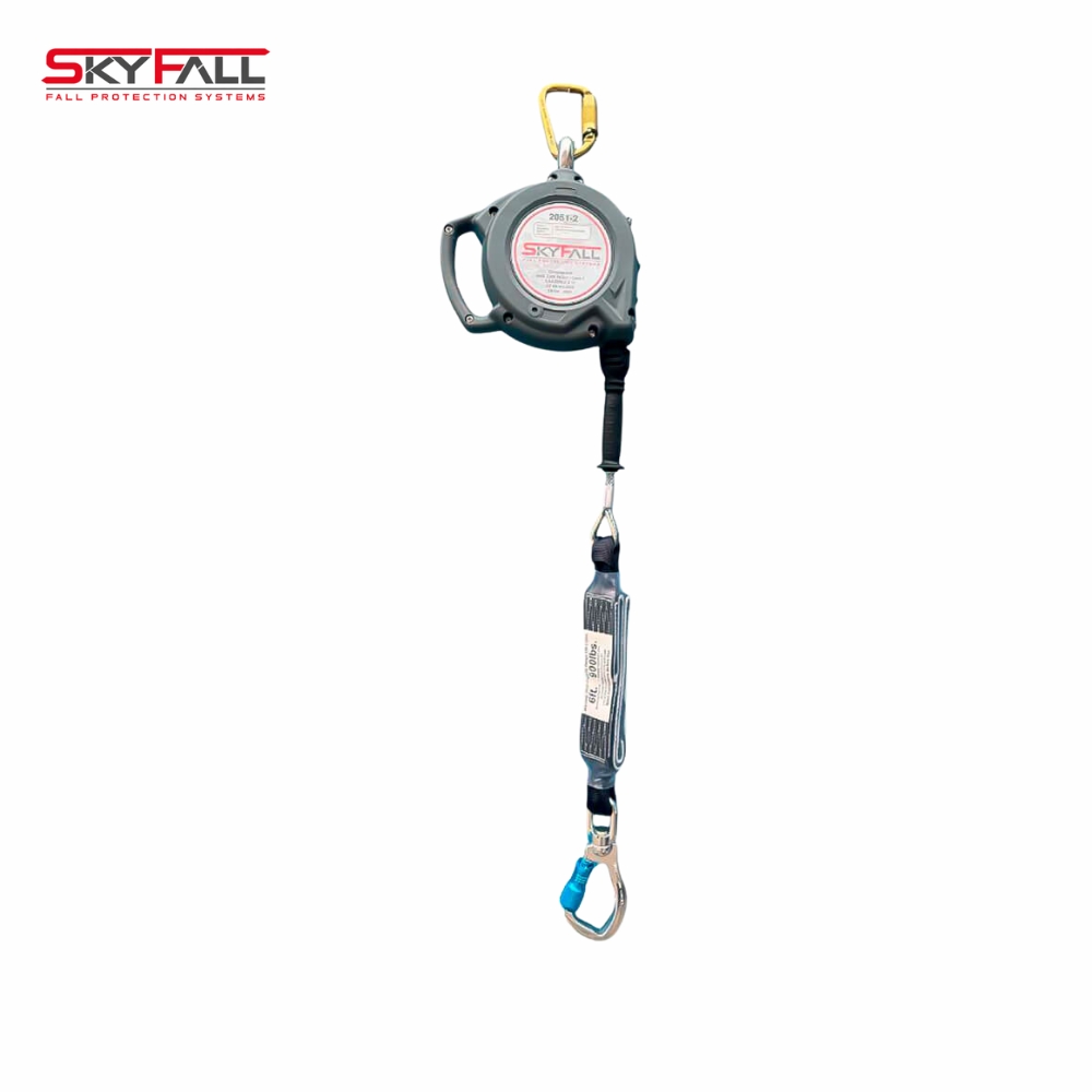 Bloque Retráctil Cable 6 m Clase 2 Skyfall 2051-2 para Trabajo en Altura