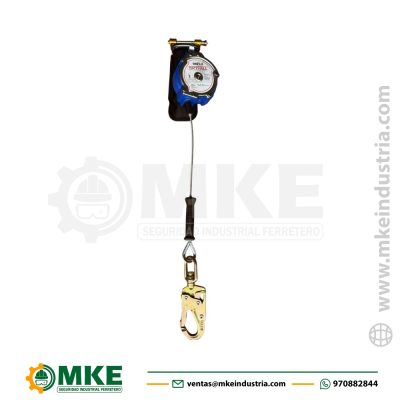 Bloque Retráctil Individual SKYFALL – Cable de Acero 8′