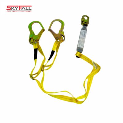 Linea de Vida Doble Regulable Skyfall SF-R-826073Y con Amortiguador de Caídas