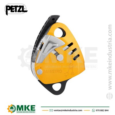 Desensor con Polea MAESTRO S Amarillo Petzl