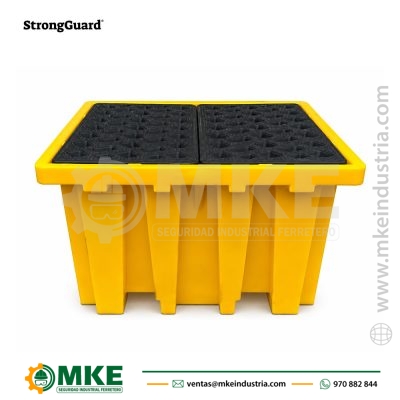 Pallet-Antiderrame-AmarilloNegro-para-tanque-IBC-SPC-D4-1300.