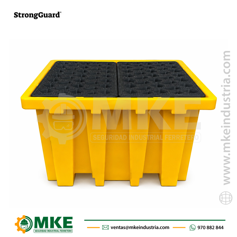 Pallet-Antiderrame-AmarilloNegro-para-tanque-IBC-SPC-D4-1300.