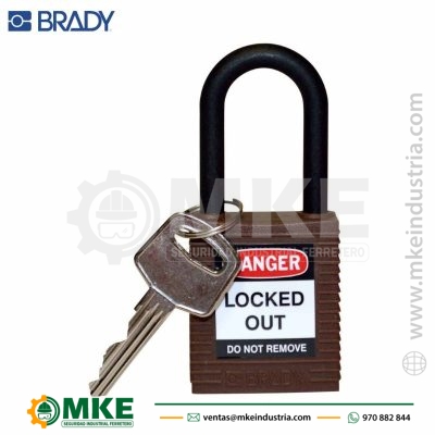 Candado De Bloqueo Dieléctrico 1.5″ Marron Brady-123330